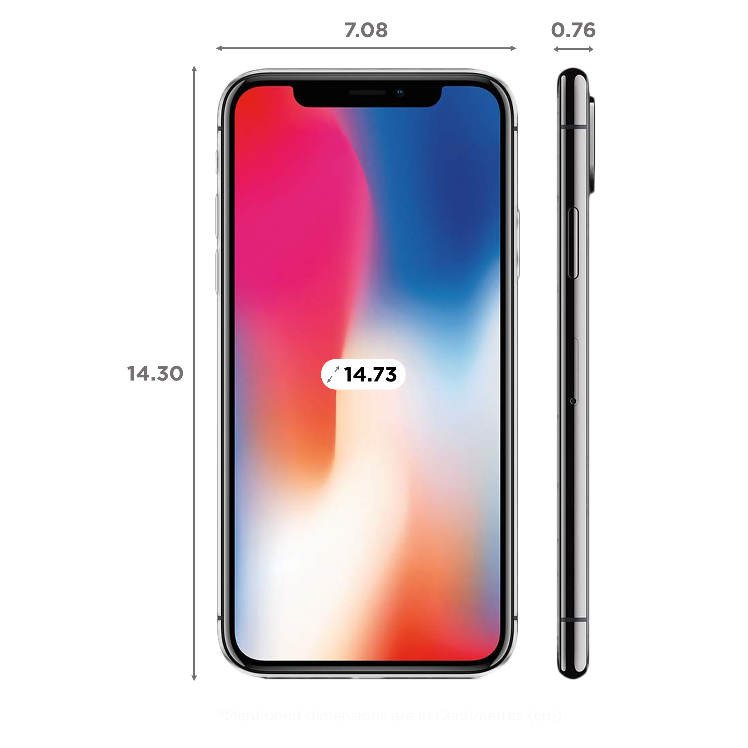iPhone X Refurbished (64 GB, Space Grey) Online - Croma